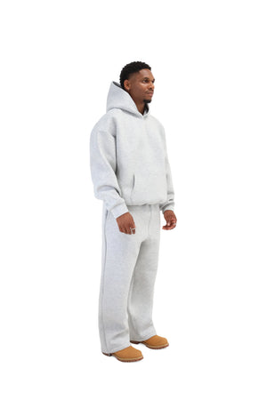 Scuba Wide Leg Joggers 450gsm grey 1