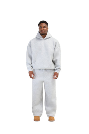 Scuba Wide Leg Joggers 450gsm grey 2