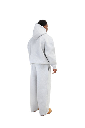 Scuba Wide Leg Joggers 450gsm grey 7
