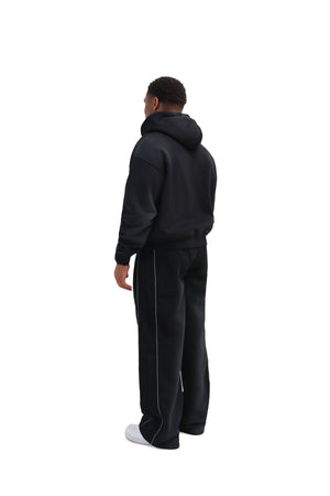 Sunfade Oversized Cropped Zip Hoodies 4