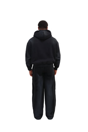 Sunfade Oversized Cropped Zip Hoodies 5