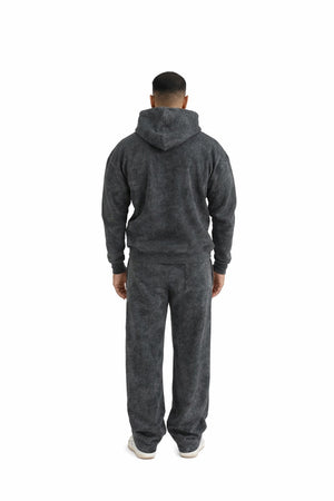 oversized zip hoodies acid wash 