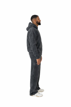 oversized zip hoodies acid wash 