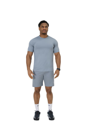 activewear short set grey 2