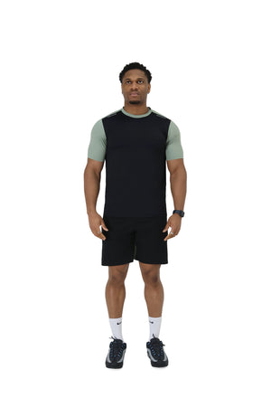activewear shorts sets black/khaki 2