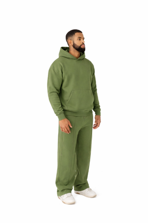 khaki oversized hoodie 1
