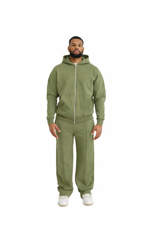 oversized zip hoodies khaki