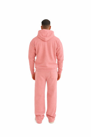 oversized zip hoodies pastel pink