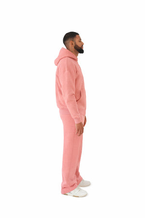oversized zip hoodies pastel pink